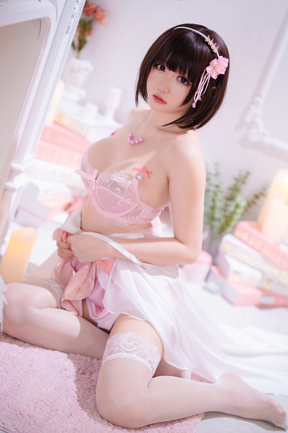 图片[1]-星之迟迟 – 加藤惠 特典礼服 [100P281M]-微密空间-全网最全抖音网红铁粉空间觅圈